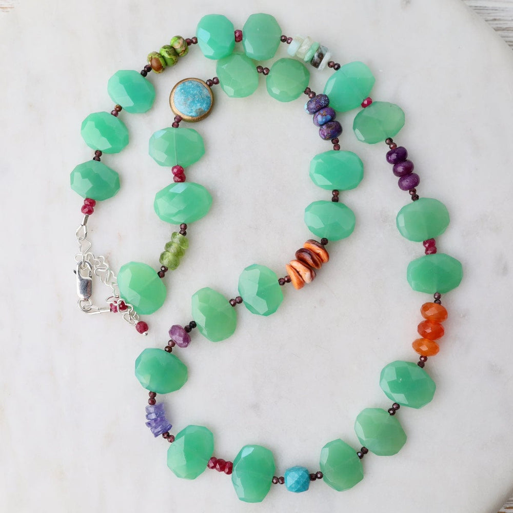 
                      
                        NKL Chrysoprase Oval Necklace
                      
                    