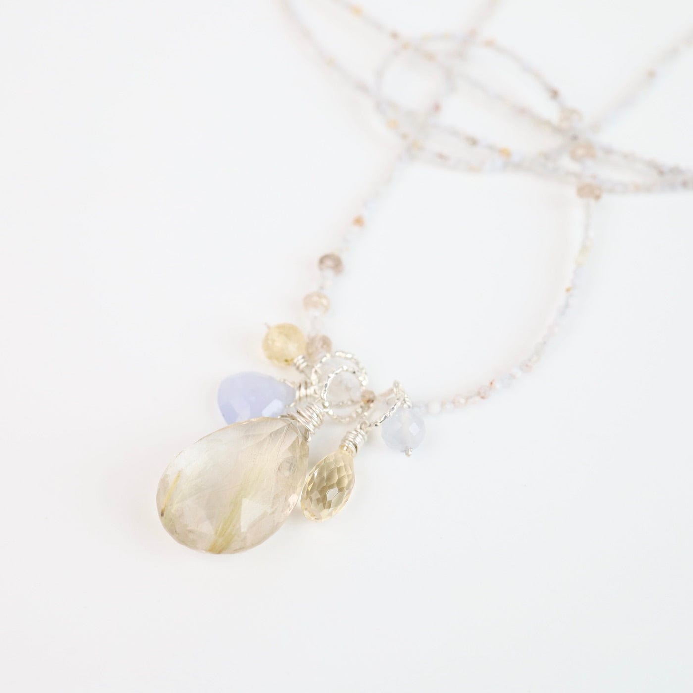 NKL Citrine & Rutilated Quartz Necklace