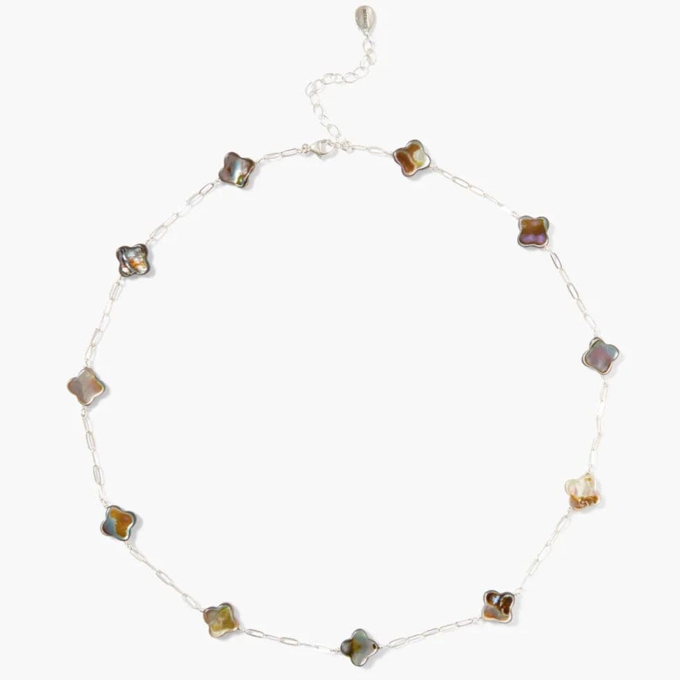 NKL Clover Necklace Abalone