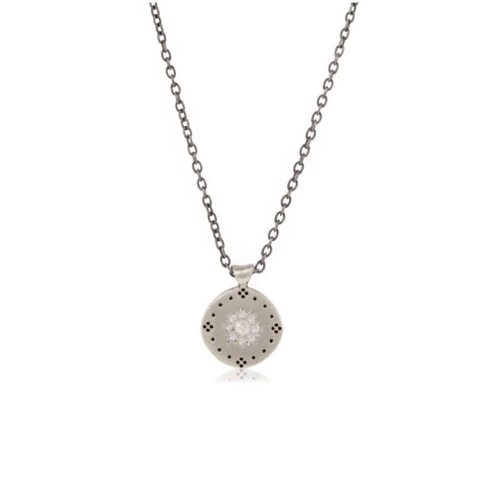 NKL Cluster Pendant in Diamond