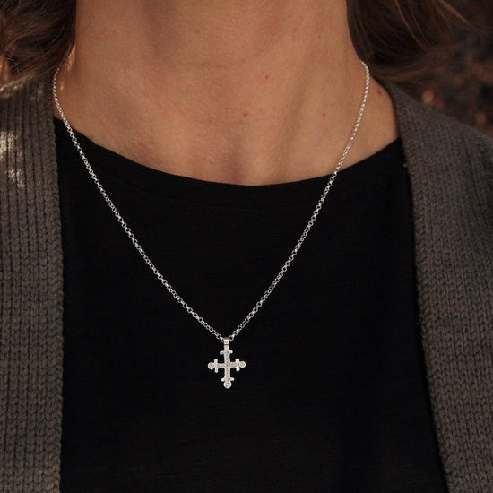 Coptic Inspired Cross with 24k Gold - Jack Boglioli Jewelry