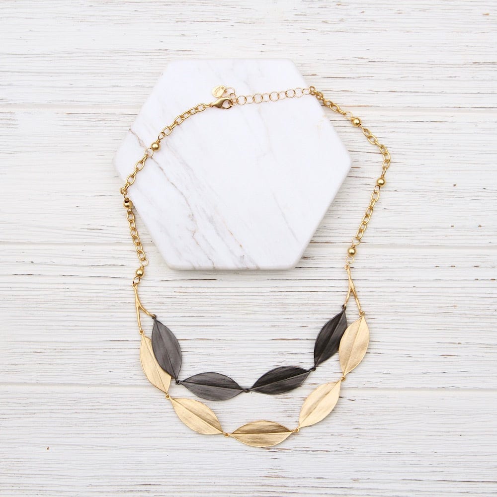 NKL Cordyline Double Layer Necklace