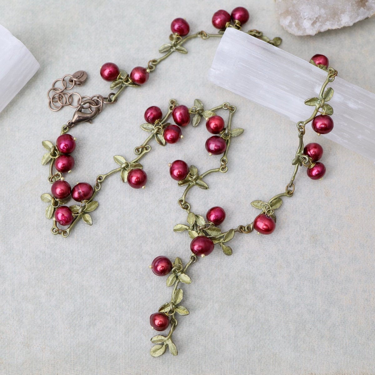 NKL Cranberry Statement Necklace