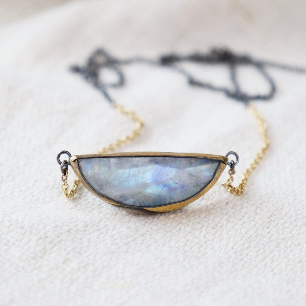 
                      
                        NKL Crescent Split Necklace with Moonstone
                      
                    