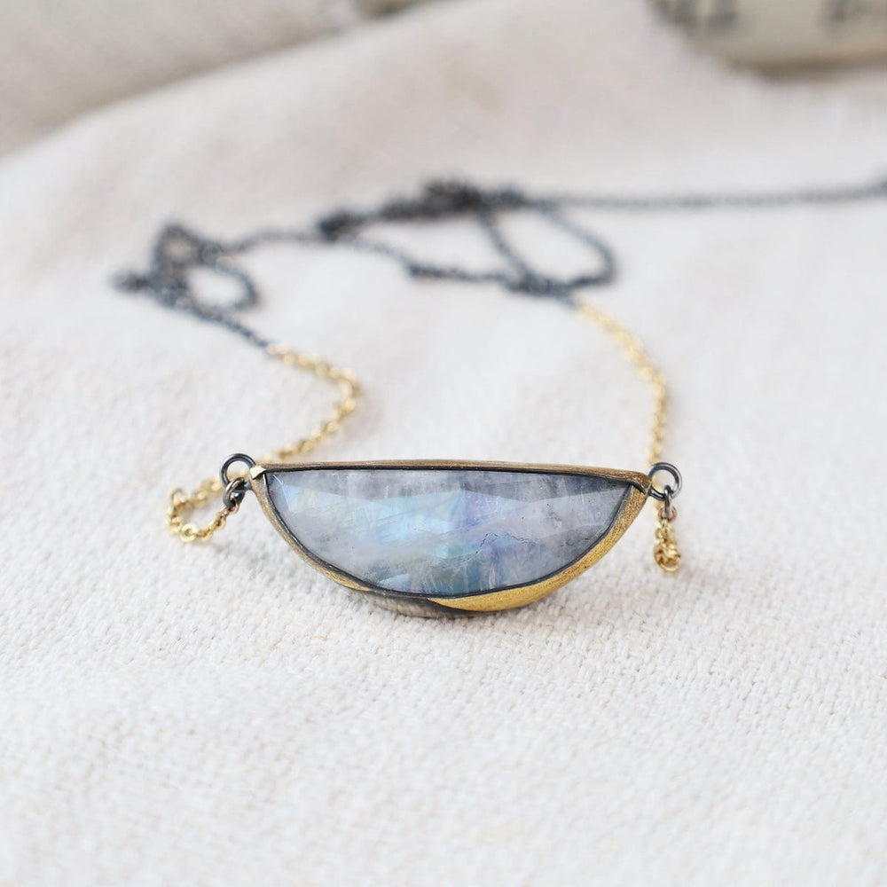 
                      
                        NKL Crescent Split Necklace with Moonstone
                      
                    