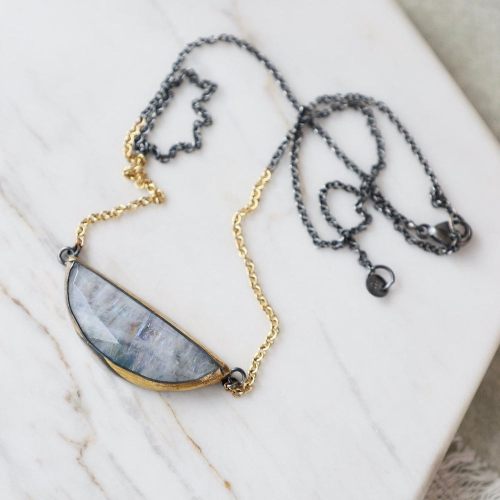 
                      
                        NKL Crescent Split Necklace with Moonstone
                      
                    