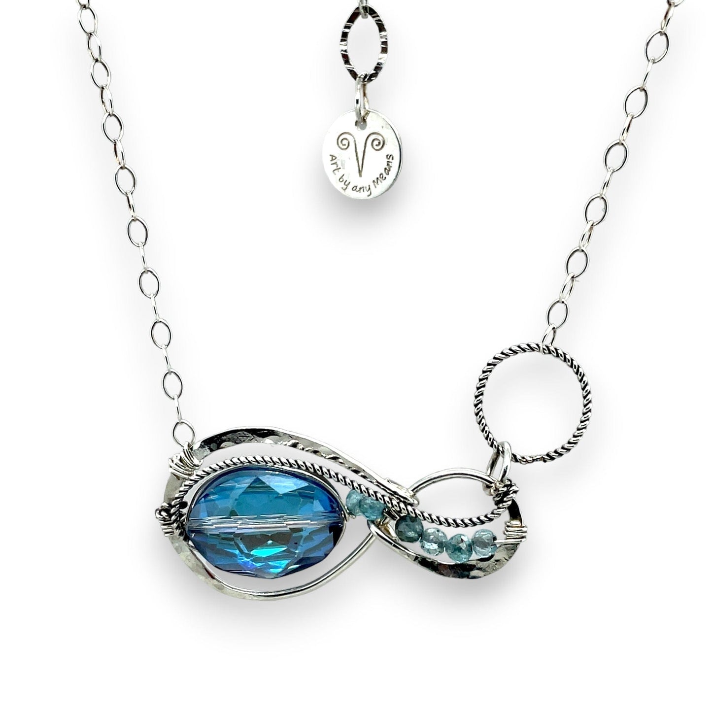 NKL Crystal Infinity Necklace