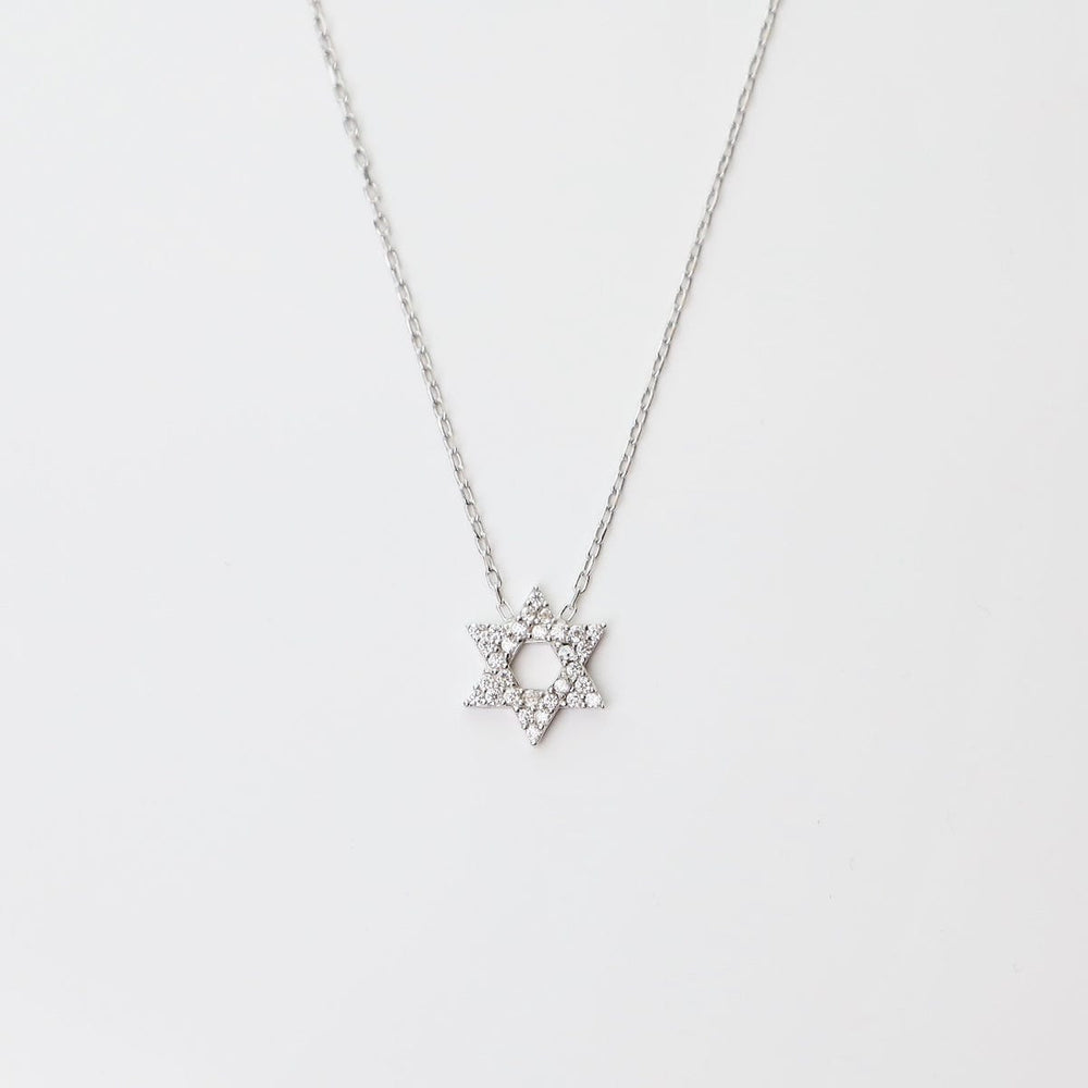 
                  
                    NKL CZ Star of David Necklace
                  
                