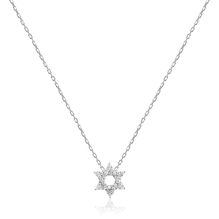 NKL CZ Star of David Necklace