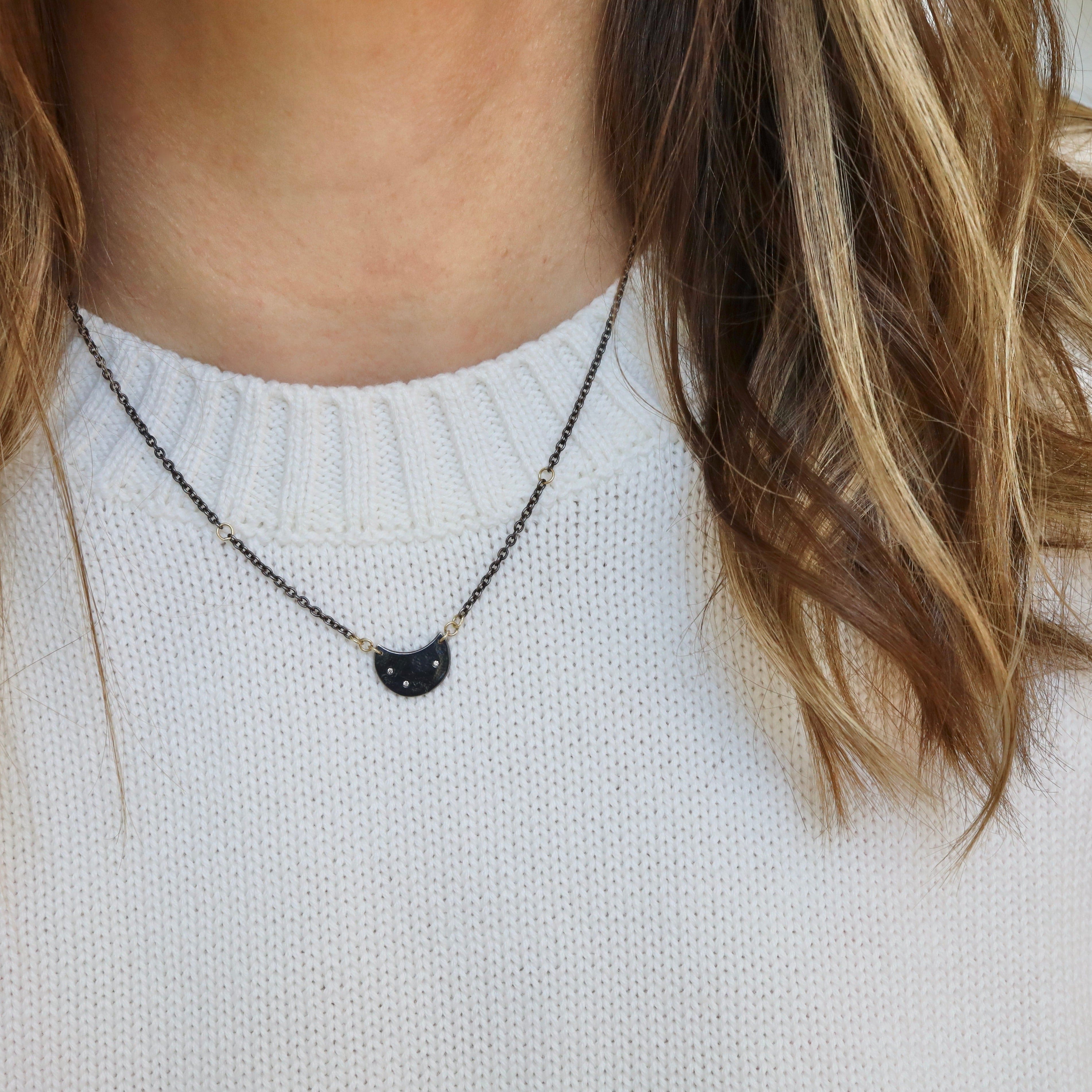 Dark moon clearance necklace