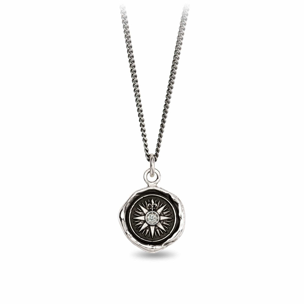 
                  
                    NKL-DIA Direction Diamond Set Talisman Necklace
                  
                