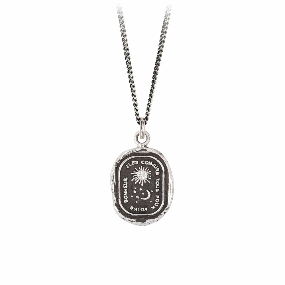 NKL-DIA Everything For You Diamond Set Talisman Necklace