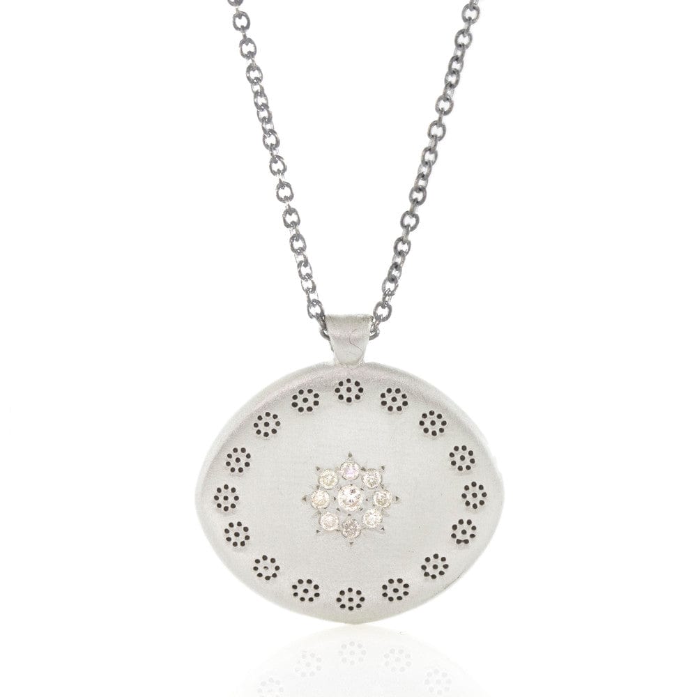 
                      
                        NKL-DIA Large Cluster Pendant in Diamond
                      
                    