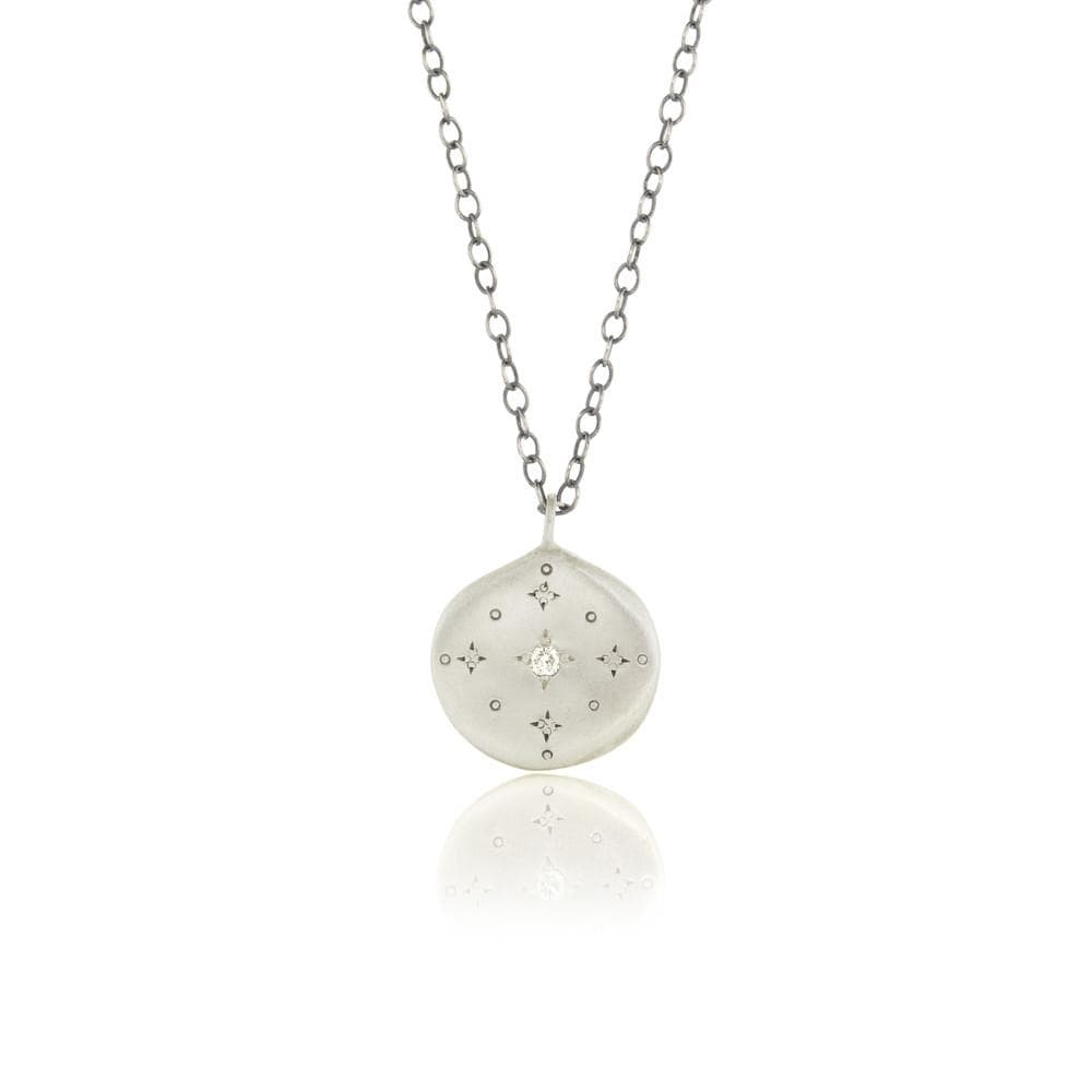 NKL Diamond New Moon Pendant