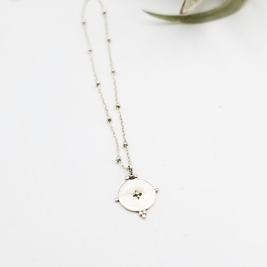 
                  
                    NKL Dotted Disc Necklace
                  
                