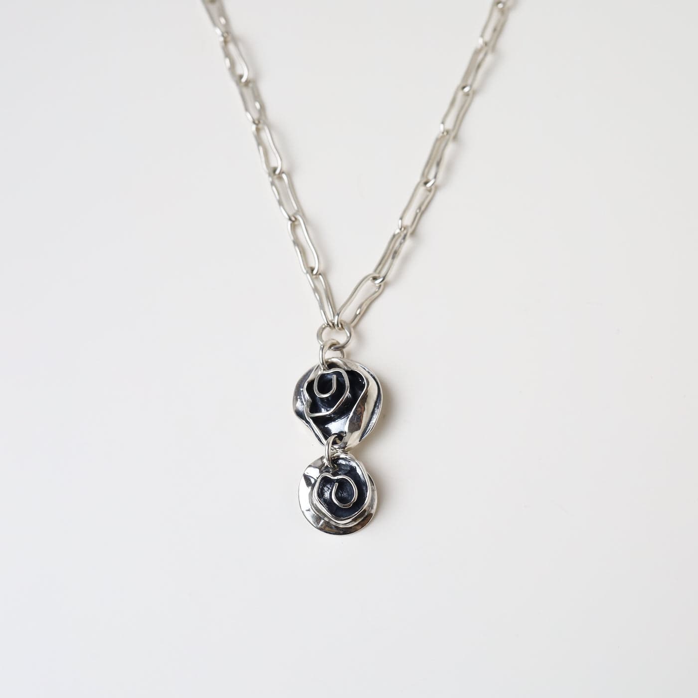 NKL Double Rose Drop Necklace