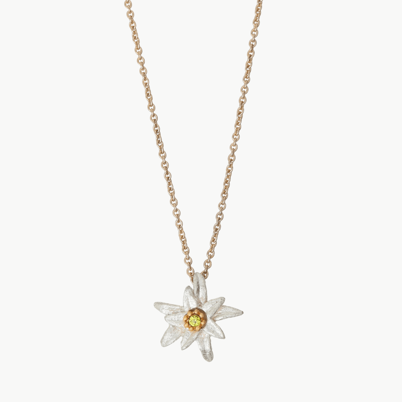 NKL Edelweiss Dangle Pendant Necklace