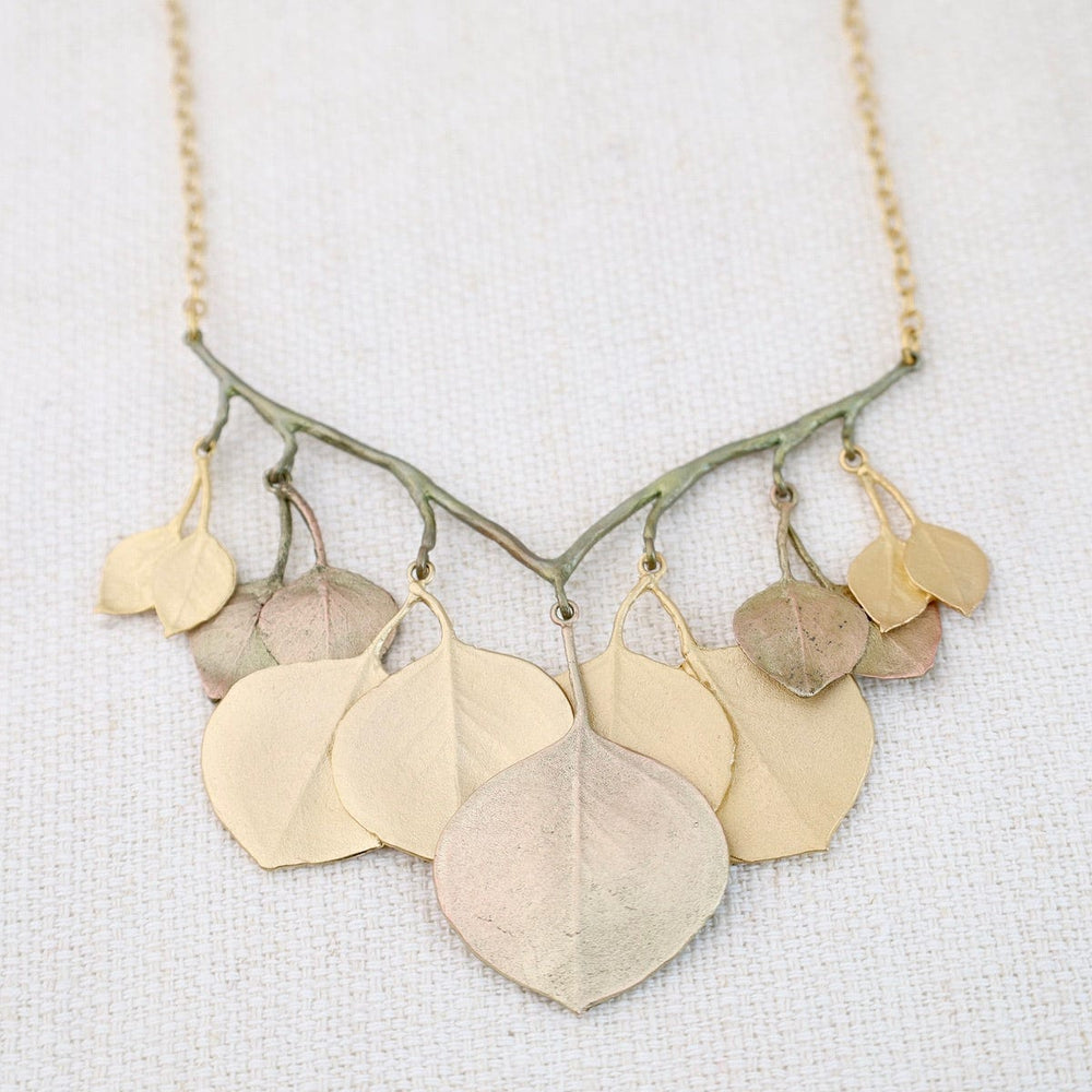 
                  
                    NKL Eucalyptus Round Leaf Branch Necklace
                  
                