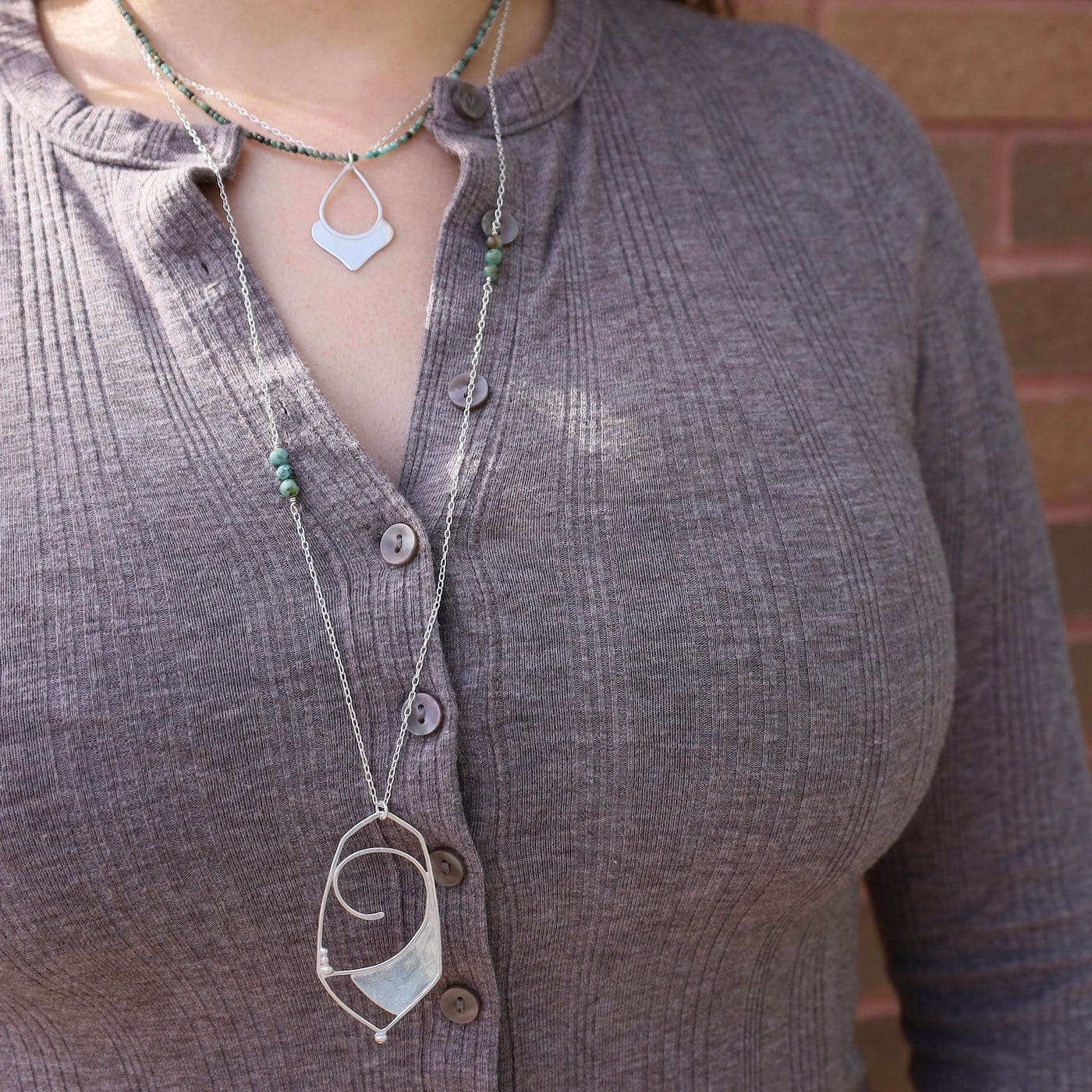 NKL Extra Large Horn Pendant