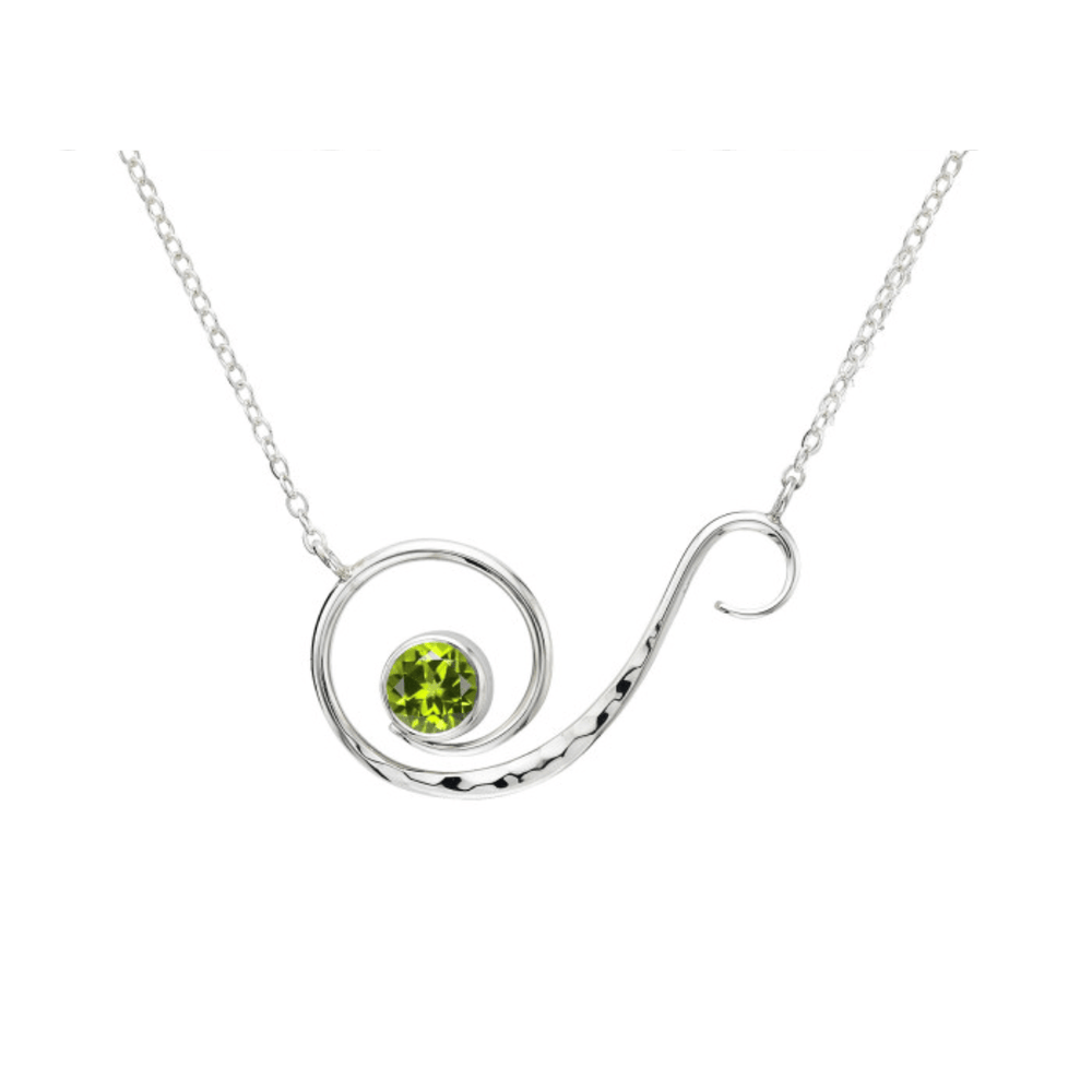 NKL Faceted Peridot Poseidon Necklace