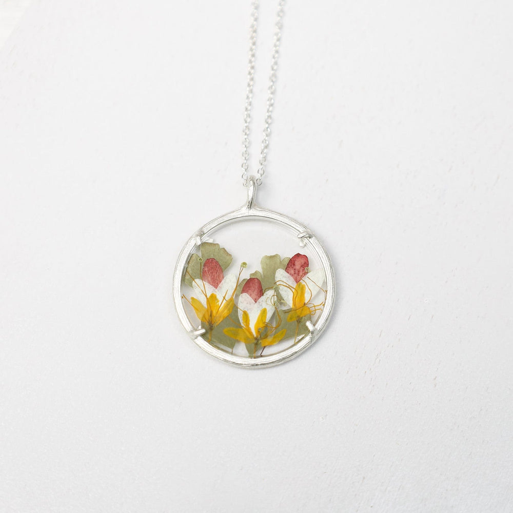 
                      
                        NKL Fairy Blooms Large Glass Botanical Necklace - Sterling Silver
                      
                    