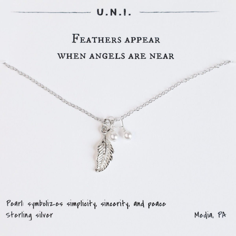 
                      
                        NKL Feathers Appear When Angels are Near Necklace
                      
                    