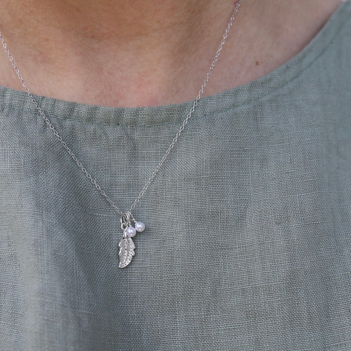 NKL Feathers Appear When Angels are Near Necklace