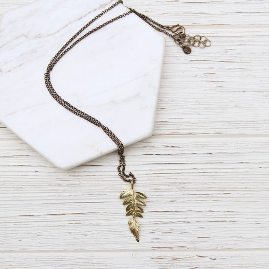 NKL Fern Small Pendant Necklace
