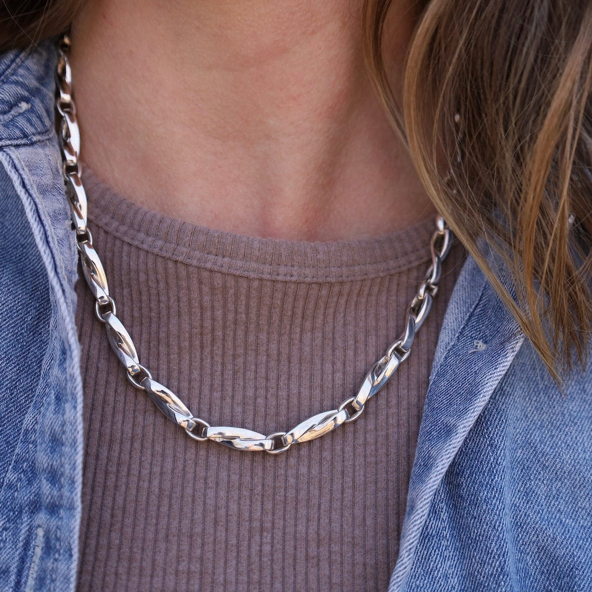 NKL Flat Infinity Link Necklace