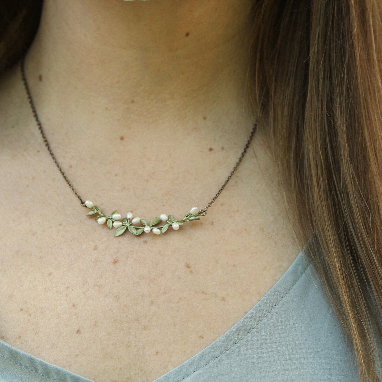 NKL Flowering Thyme Bar Necklace