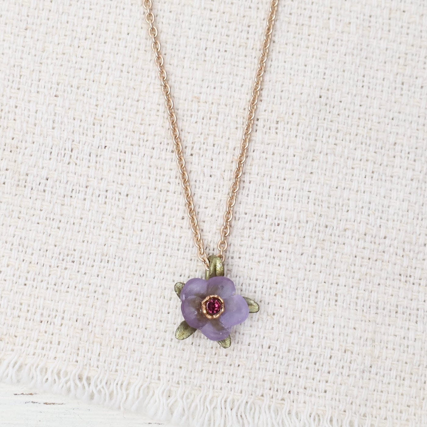 NKL French Bouquet Purple Pendant