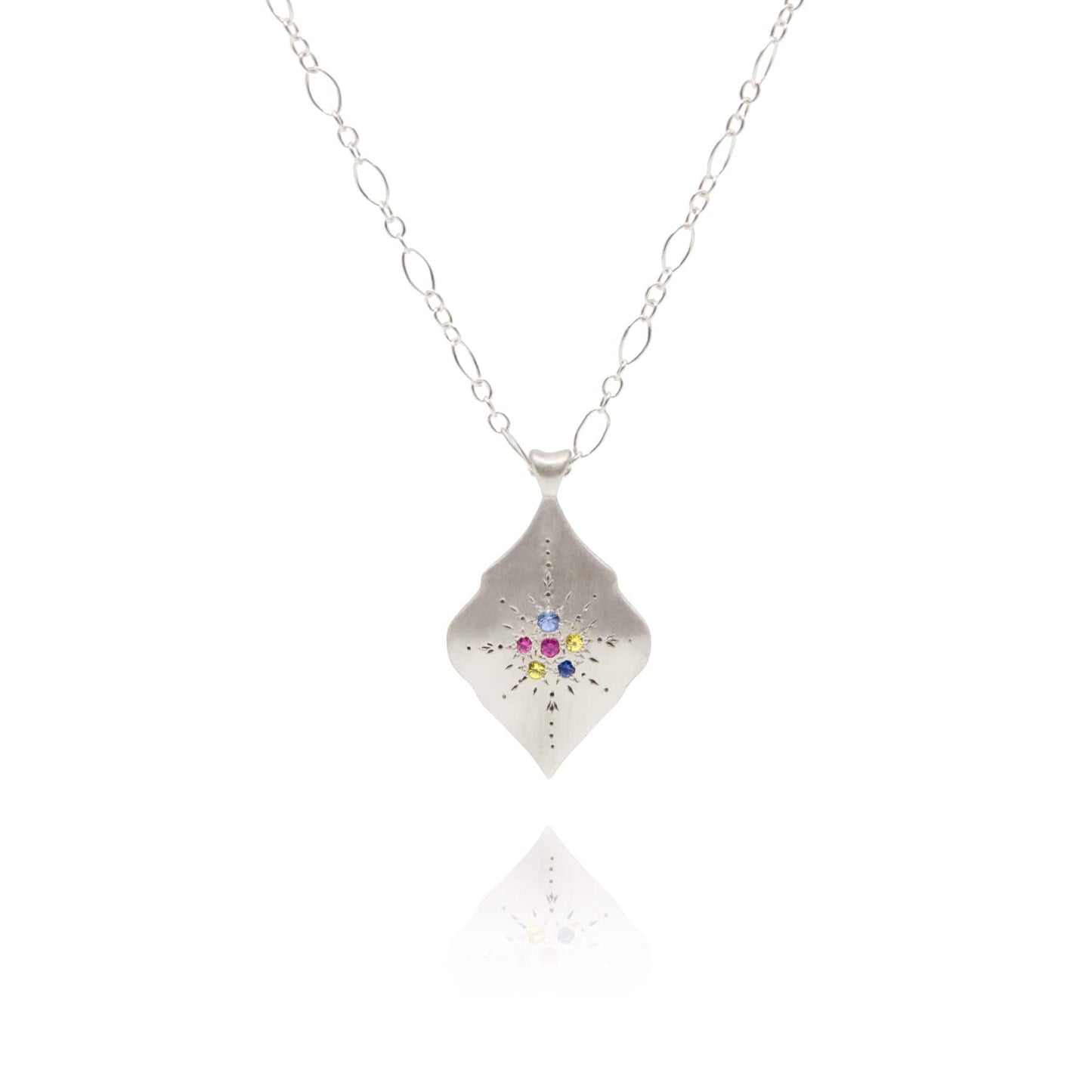 NKL Galaxy Multi Sapphire Pendant