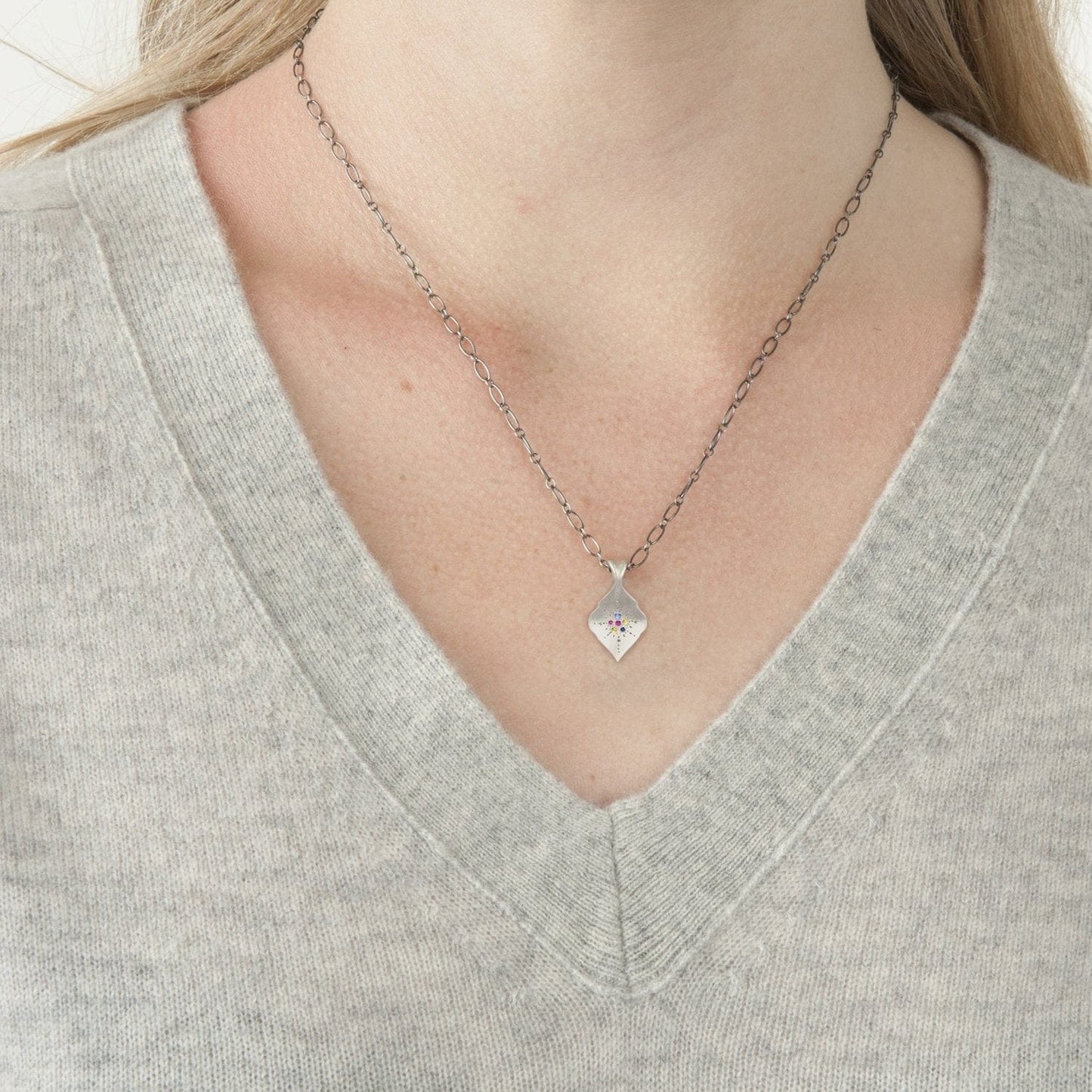 NKL Galaxy Multi Sapphire Pendant