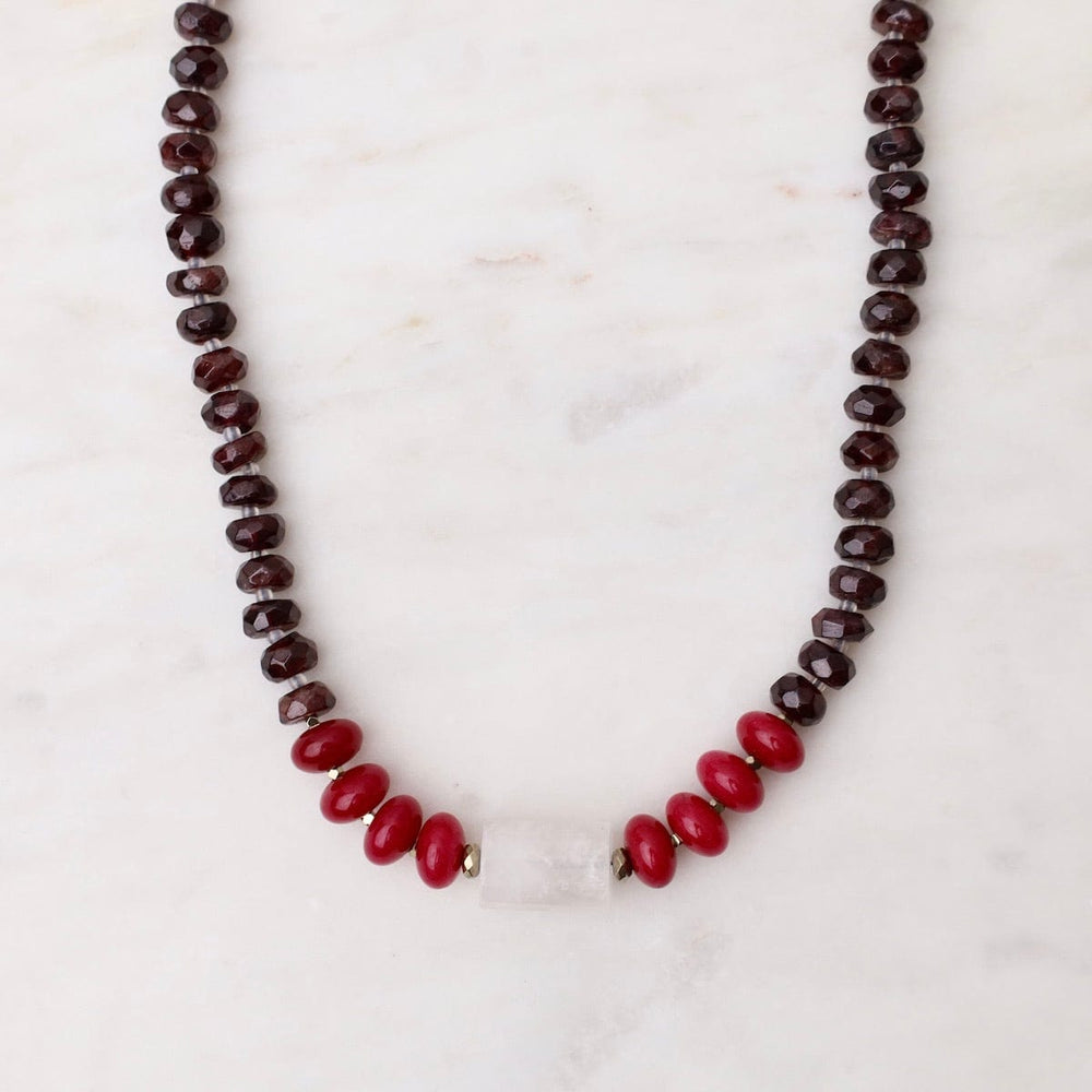 NKL Garnet Mix Necklace