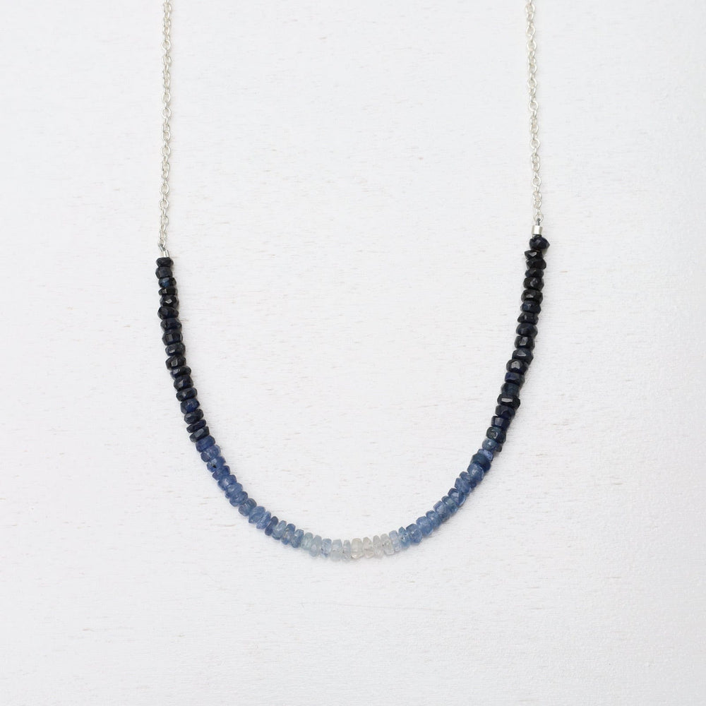 
                      
                        NKL Gemstone Rondelle Necklace in Sapphire Fade
                      
                    