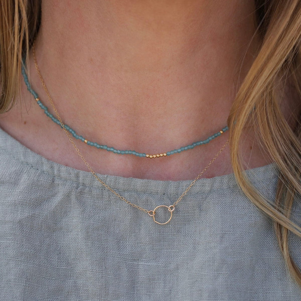 
                      
                        NKL-GF 14k Gold Filled A Little Karma Necklace
                      
                    