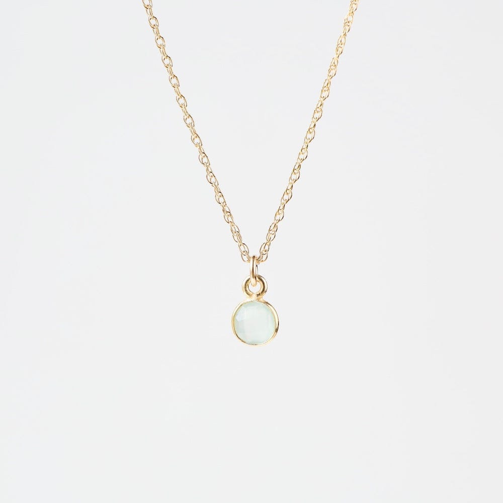 
                      
                        NKL-GF 14k Gold Filled Chain with 6mm Bezel-Set Aqua Blue
                      
                    