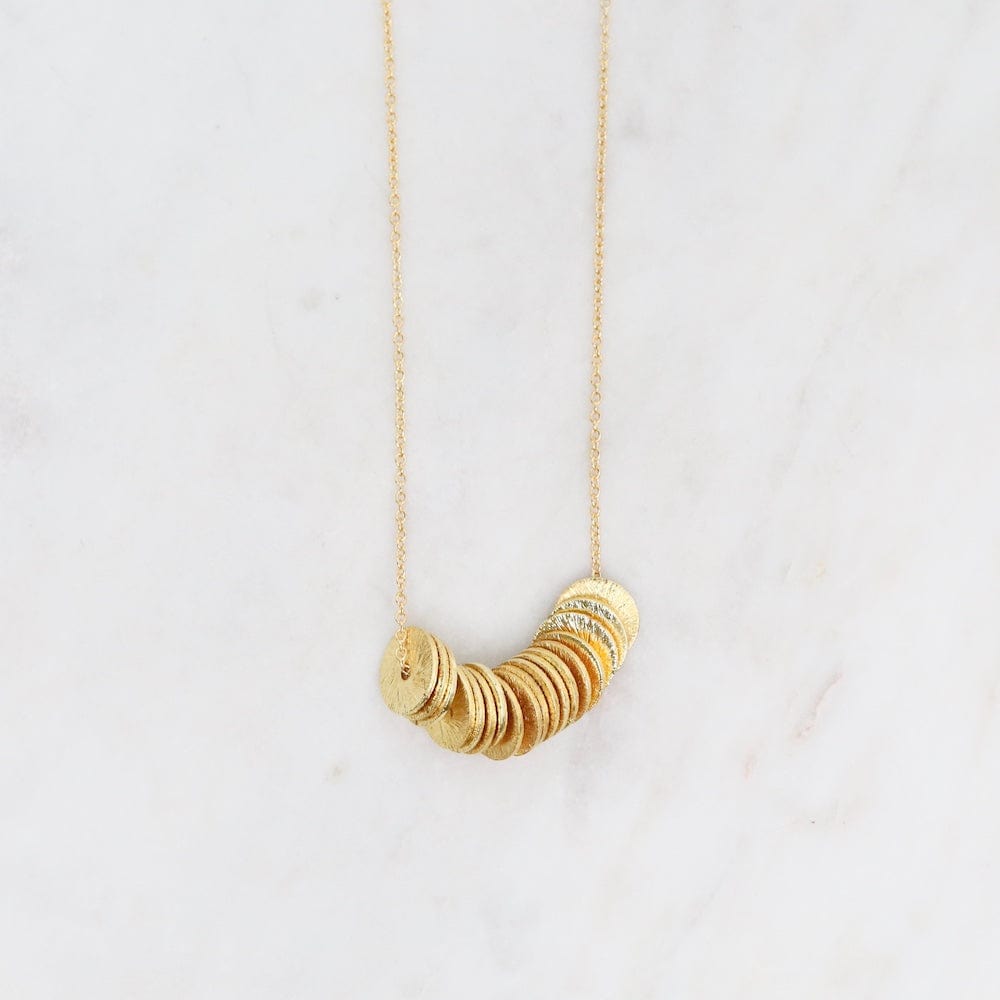 
                      
                        NKL-GF 14k Gold Filled Stacked Sequin Necklace
                      
                    