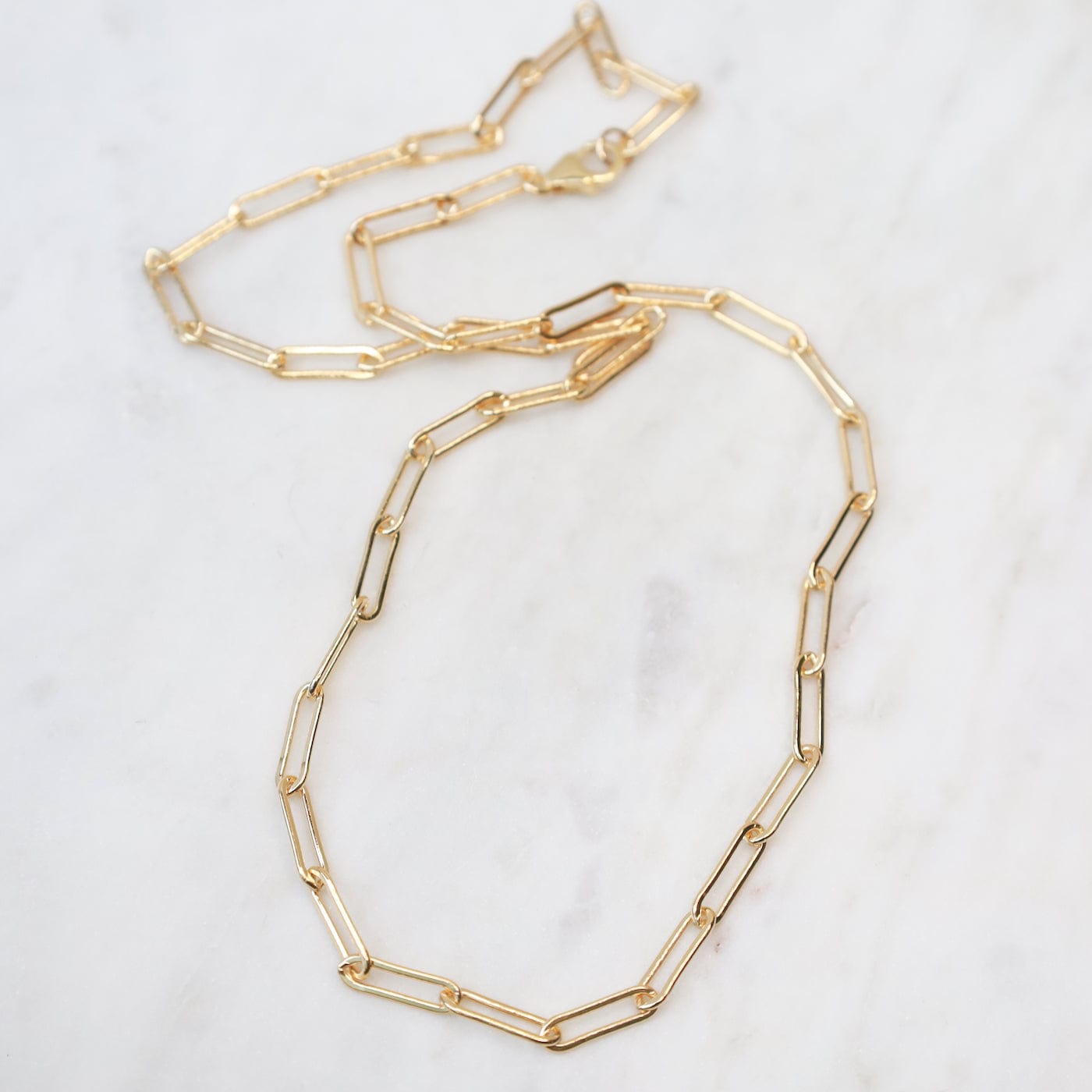 NKL-GF 20"  Gold Filled Flat Drawn Cable Chain Necklace