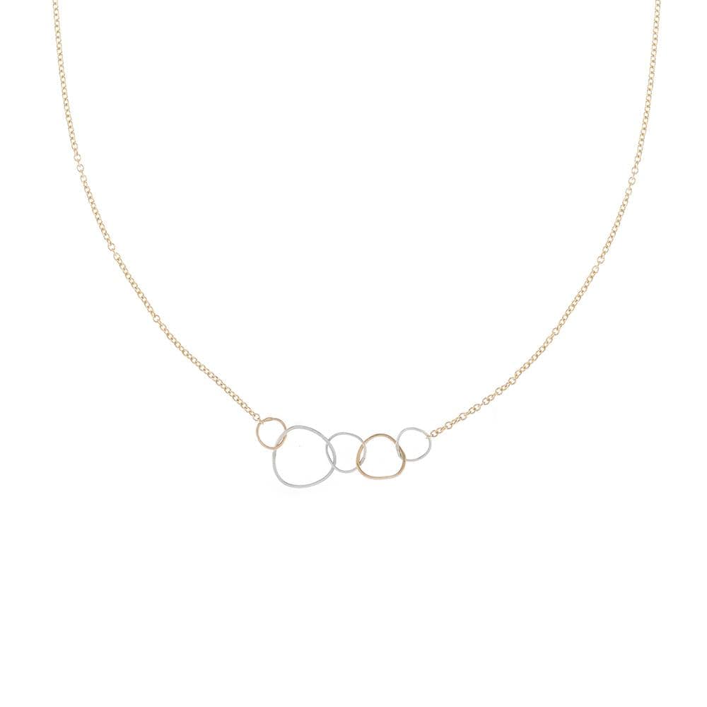 NKL-GF 5 Loop Mini Pebble Necklace