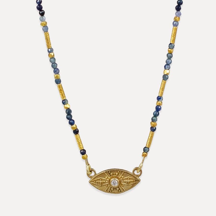 NKL-GF Ajna Necklace - Blue Sapphire