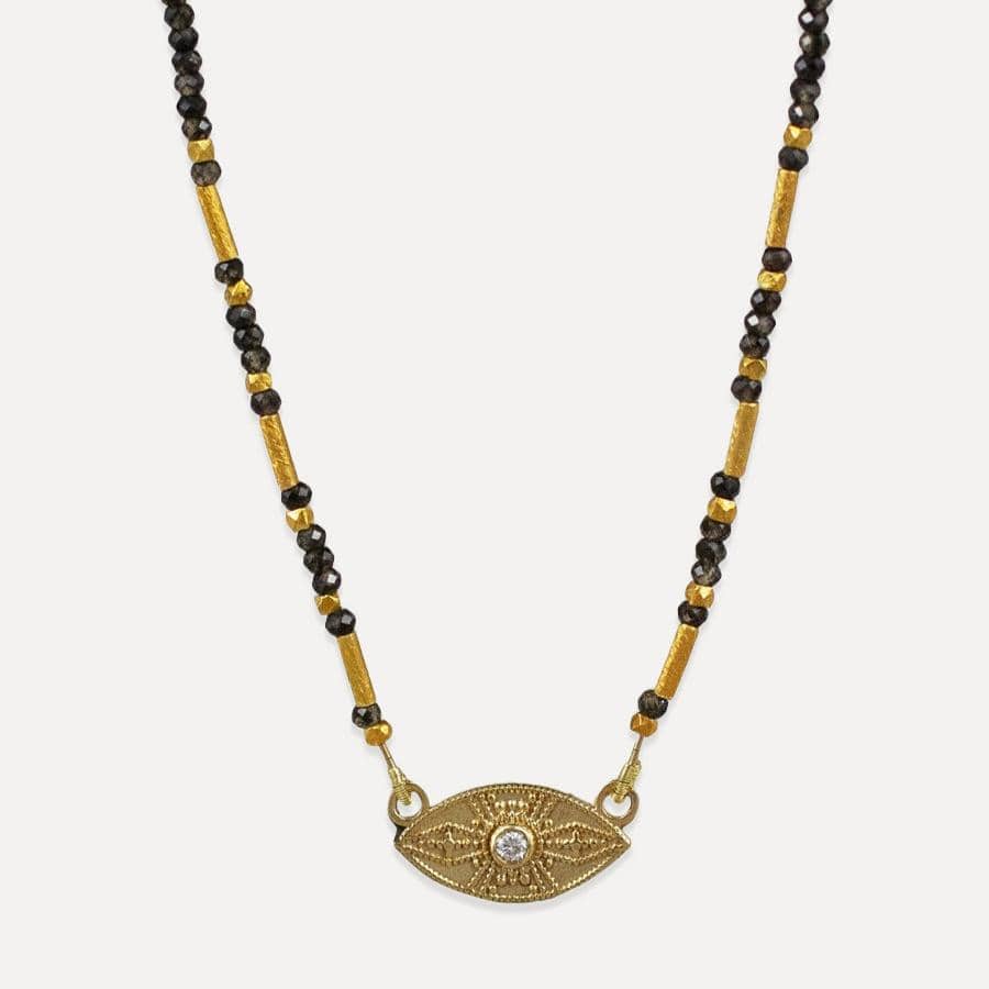 NKL-GF Ajna Necklace - Hypersthene