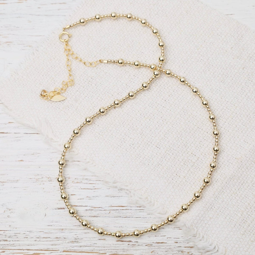 
                      
                        NKL-GF Angelina Gold Filled Bead Choker
                      
                    