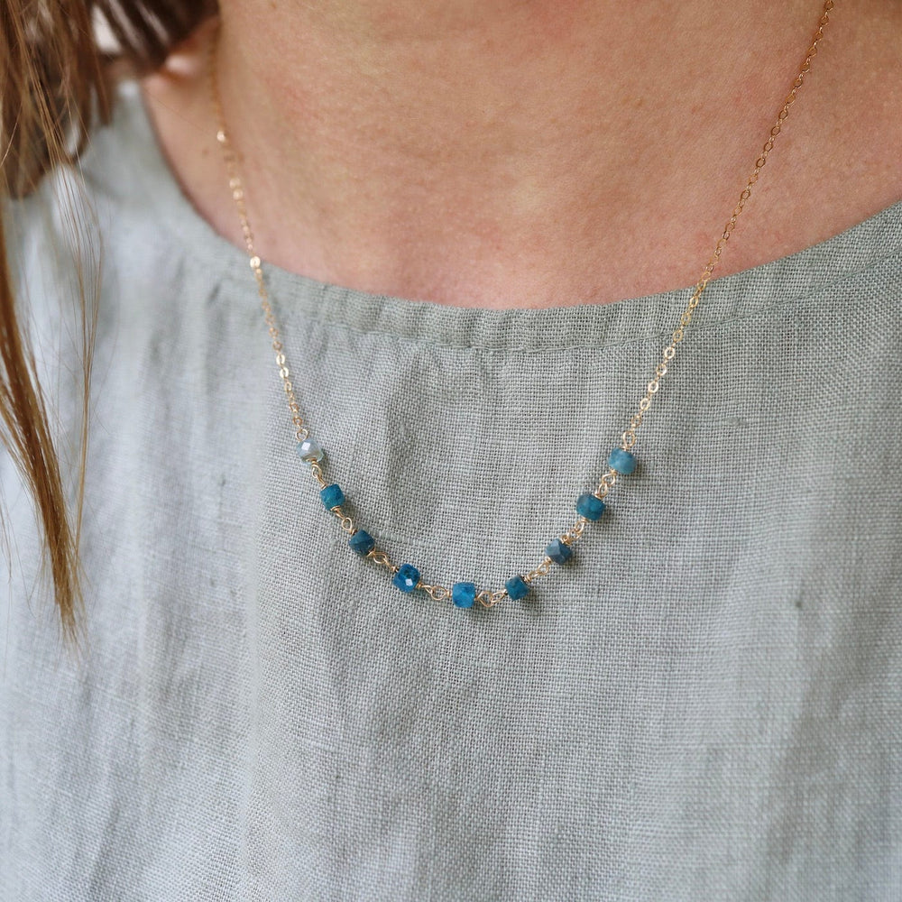 
                      
                        NKL-GF Apatite Handmade Bead Chain Necklace
                      
                    