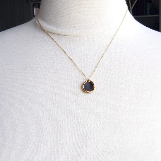 NKL-GF Black Coral Reef Necklace