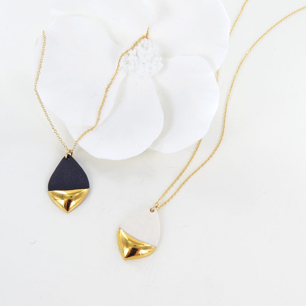 
                  
                    NKL-GF Black Gold-Dipped Marquise Necklace
                  
                