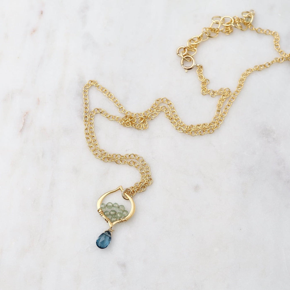 
                  
                    NKL-GF Blue Topaz Arabesque Necklace
                  
                