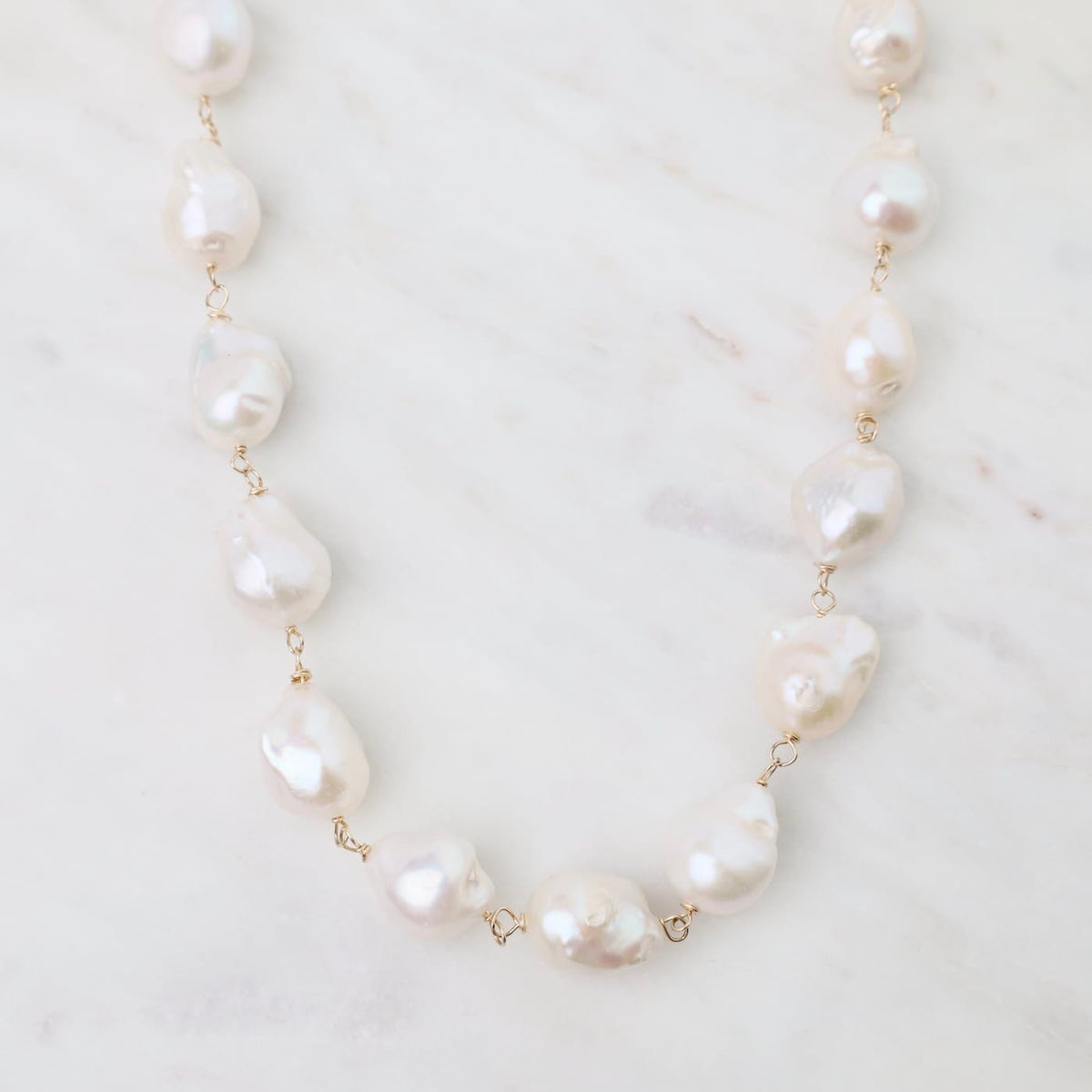 NKL-GF Chunky Baroque Pearl Necklace