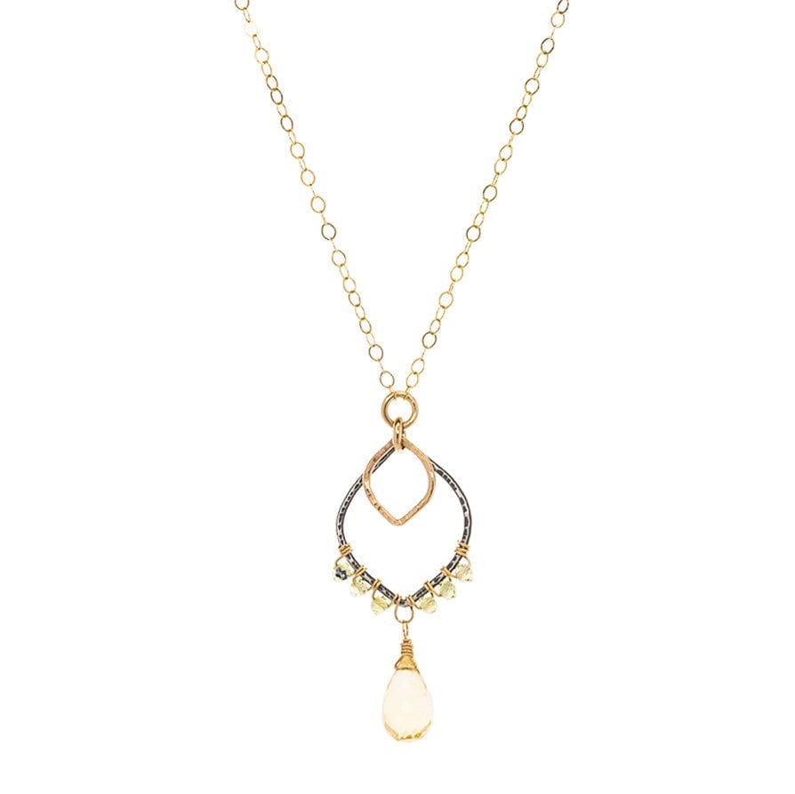 NKL-GF Citrine Vine Necklace