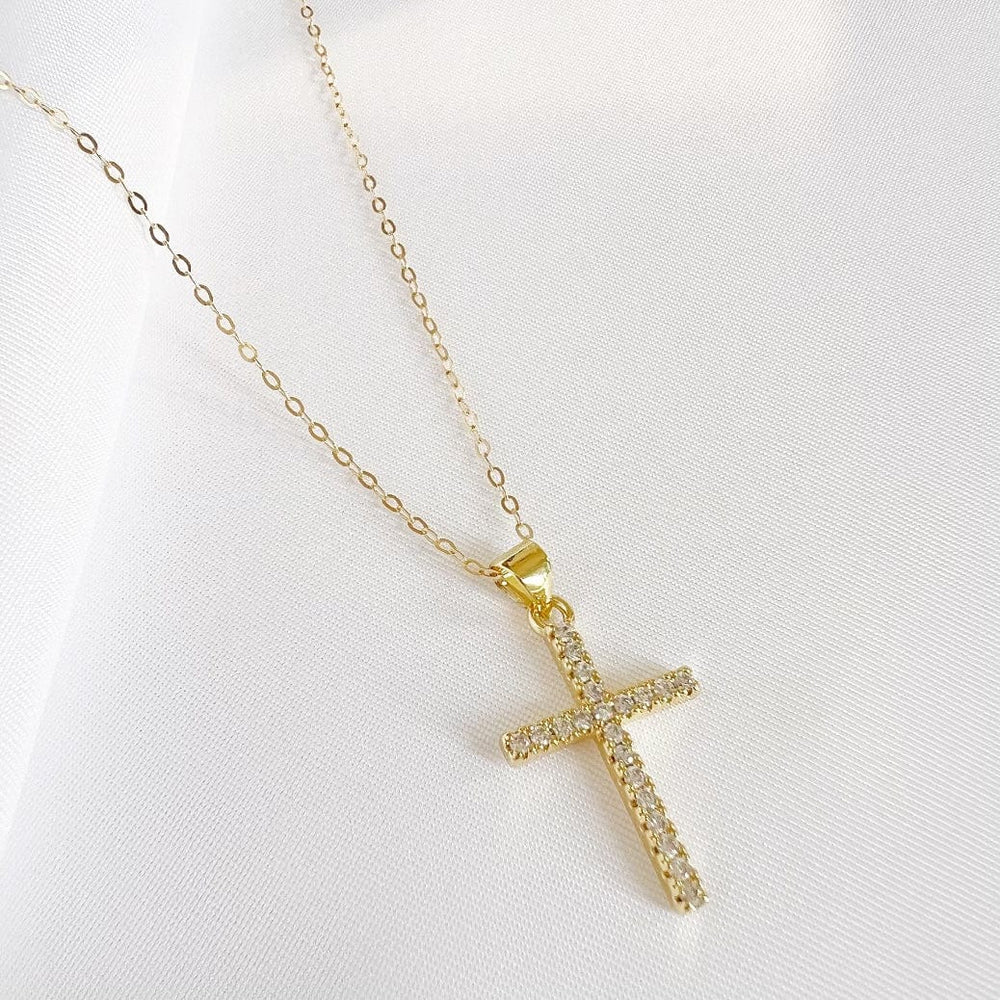 
                  
                    NKL-GF Cross Religious Cz Necklace Gold Filled
                  
                